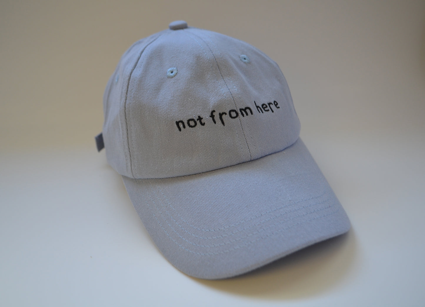 not from here hat