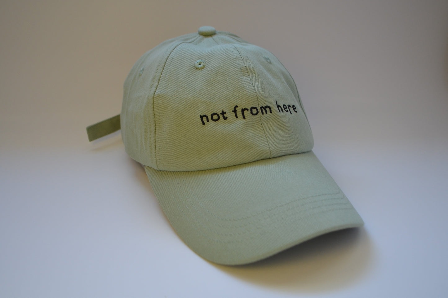 not from here hat