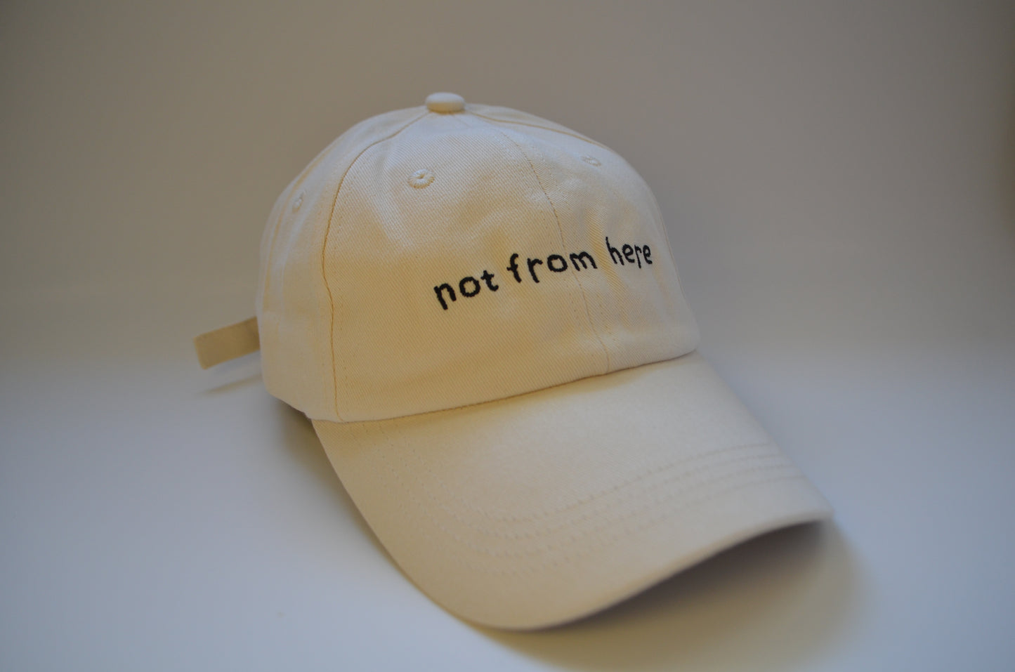 not from here hat